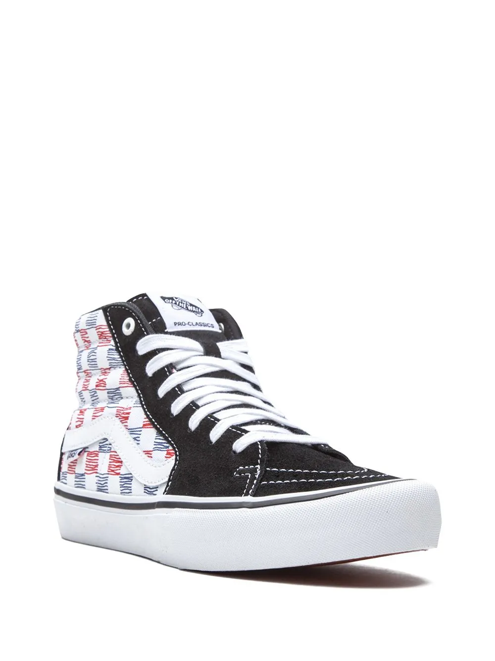 Hot sale hype Vans Sk8-Hi "Sketched Checkerboard" sneakers  0112