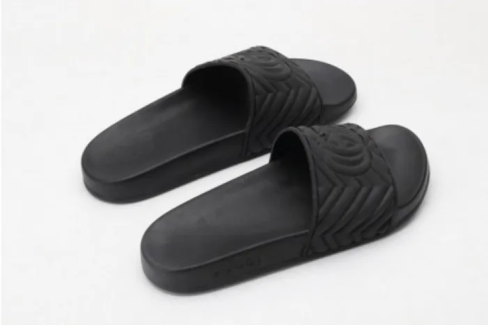 Affordable hype GUCC SLIPPERS ALL BLACK 0123