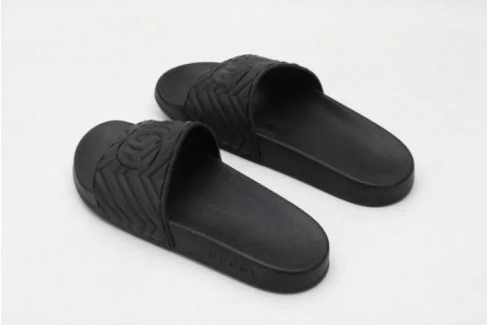 Affordable hype GUCC SLIPPERS ALL BLACK 0123