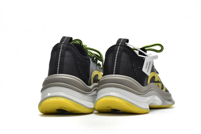 Buy now hype Gucc Run Sneakers Black Yellow 0120