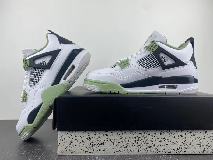 Affordable hype Air Jordan 4 WMNS Seafoam AQ9129-103 0118