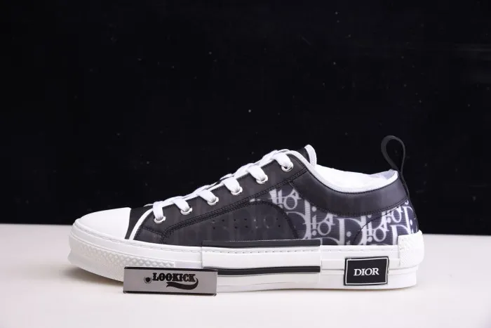 Hot sale hype DR B23 Low Top Oblique Sneaker Black & White 0128