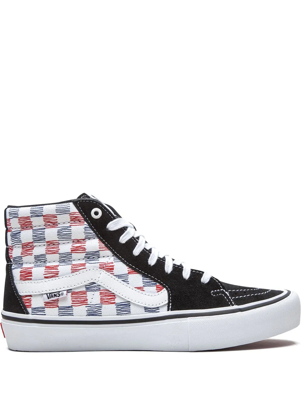 Hot sale hype Vans Sk8-Hi "Sketched Checkerboard" sneakers  0112