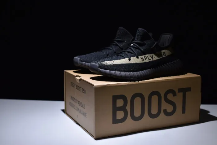 Cheap hype Adidas Yeezy Boost 350 V2 Core Black Green BY9611 0125