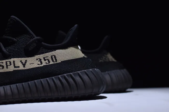 Cheap hype Adidas Yeezy Boost 350 V2 Core Black Green BY9611 0125