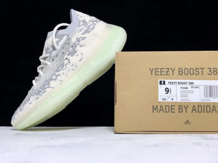 Affordable hype Adidas Yeezy Boost 380 Alien FV3260 0125