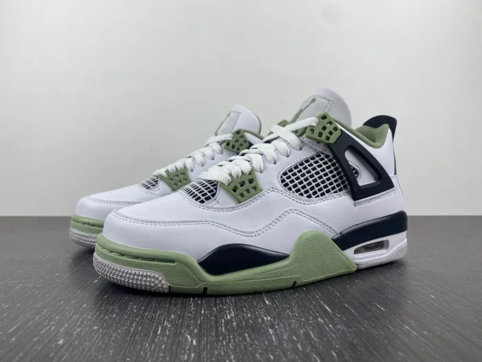 Affordable hype Air Jordan 4 WMNS Seafoam AQ9129-103 0118