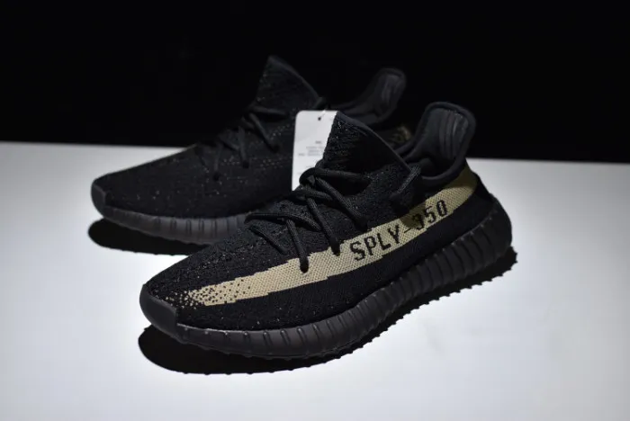 Cheap hype Adidas Yeezy Boost 350 V2 Core Black Green BY9611 0125