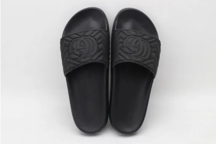 Affordable hype GUCC SLIPPERS ALL BLACK 0123