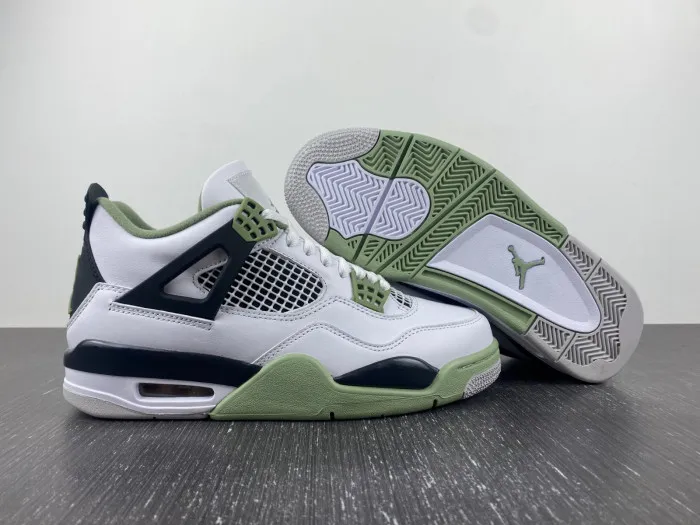 Affordable hype Air Jordan 4 WMNS Seafoam AQ9129-103 0118