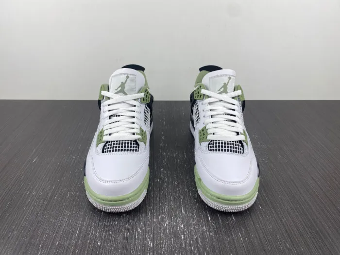 Affordable hype Air Jordan 4 WMNS Seafoam AQ9129-103 0118