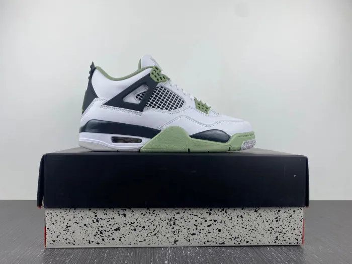 Affordable hype Air Jordan 4 WMNS Seafoam AQ9129-103 0118