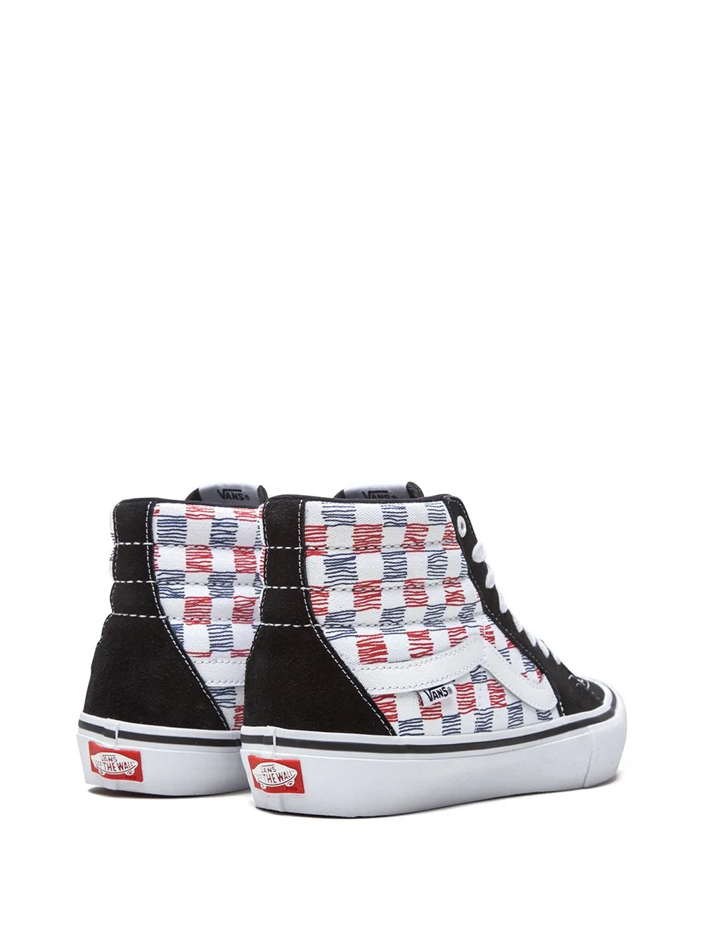 Hot sale hype Vans Sk8-Hi "Sketched Checkerboard" sneakers  0112