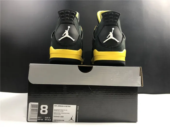 Cheap hype Air Jordan 4 Retro Thunder 308497-008 0118