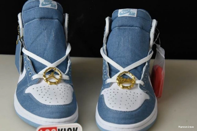 Hot sale hype Denim Air High WMNS 1 OG Jordan DM9036-104 0207