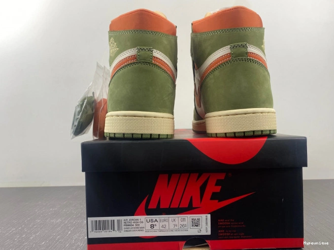 Hot sale hype Air OG Jordan Celadon 1 Craft High FB9934-300 0215