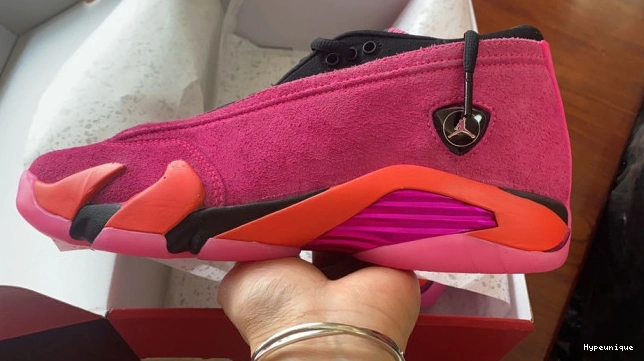 Cheap hype Jordan (W) DH4121-600 Shocking Retro 14 Low Pink 0220