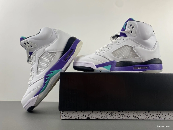 Buy now hype 136027-108 (2013) Retro Jordan Grape Air 5 0207