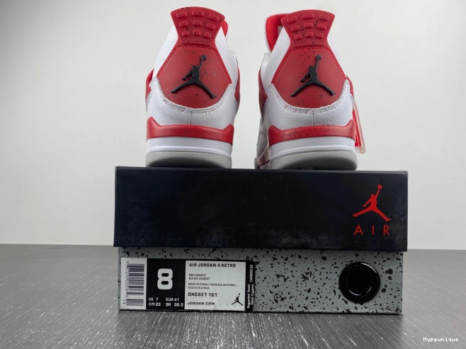 Cheap hype Jordan 4 Cement DH6927-161 Red Air 0222