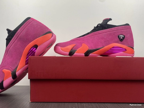 Cheap hype Jordan (W) DH4121-600 Shocking Retro 14 Low Pink 0220