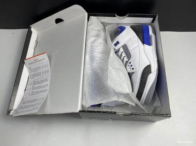 Hot sale hype 3 Racer CT8532-145 Blue Jordan Air 0223