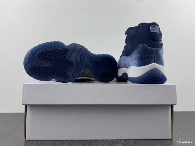 Hot sale hype Jordan Midnight WMNS AR0715-441 Velvet Navy 11 Air 0227