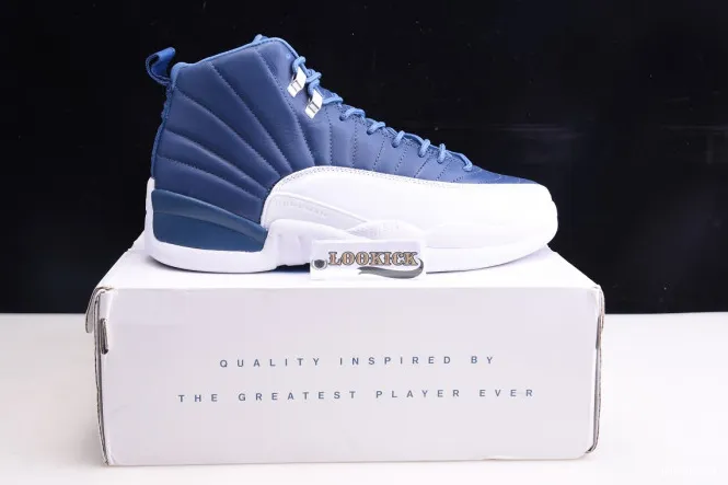 Buy now hype Jordan 130690-404 12 Blue Air Stone Retro 0207