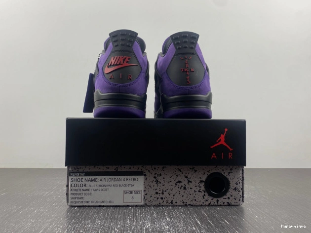 Hot sale hype x Suede Purple Scott 4 Travis Jordan Air 0226