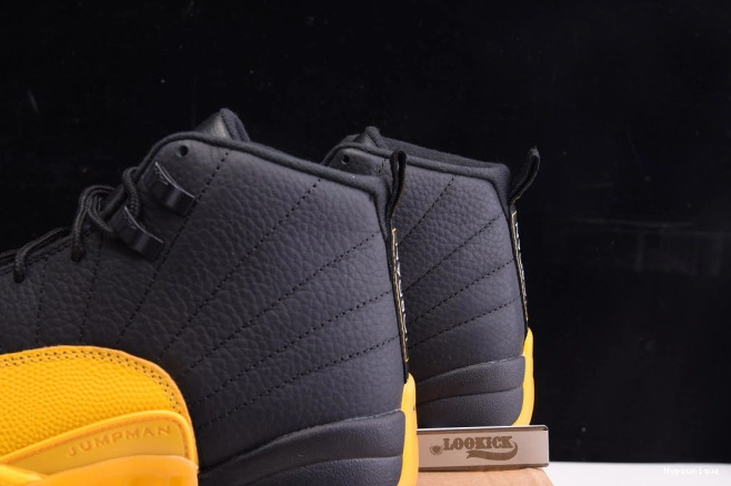 Hot sale hype 130690-070 University Gold Retro 12 Air Jordan Black 0213