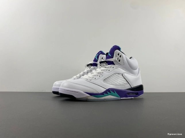 Buy now hype 136027-108 (2013) Retro Jordan Grape Air 5 0207