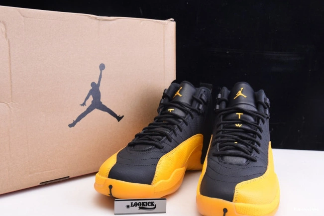 Hot sale hype 130690-070 University Gold Retro 12 Air Jordan Black 0213