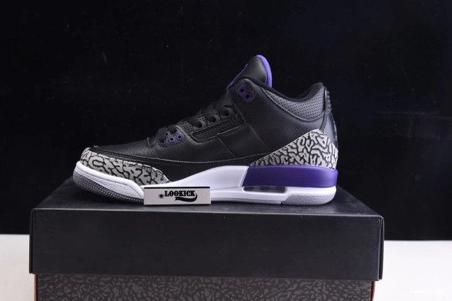 Buy now hype CT8532-050 Retro Court Air 3 Purple Jordan Black 0217