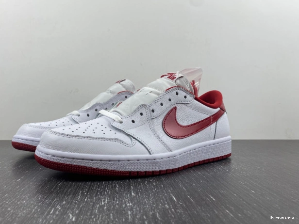 Buy now hype Jordan Low Varsity 1 White 705329-101 Red Retro 0216