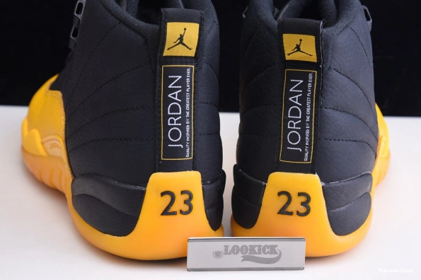 Hot sale hype 130690-070 University Gold Retro 12 Air Jordan Black 0213