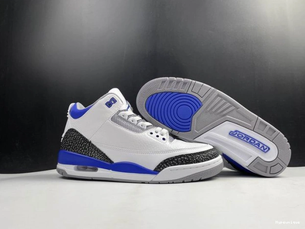 Buy now hype Air Jordan Blue 3 Racer CT8532-145 0221