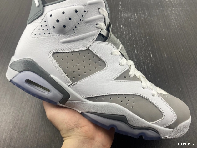 Hot sale hype CT8529-100 Cool Air Grey Jordan 6 0210