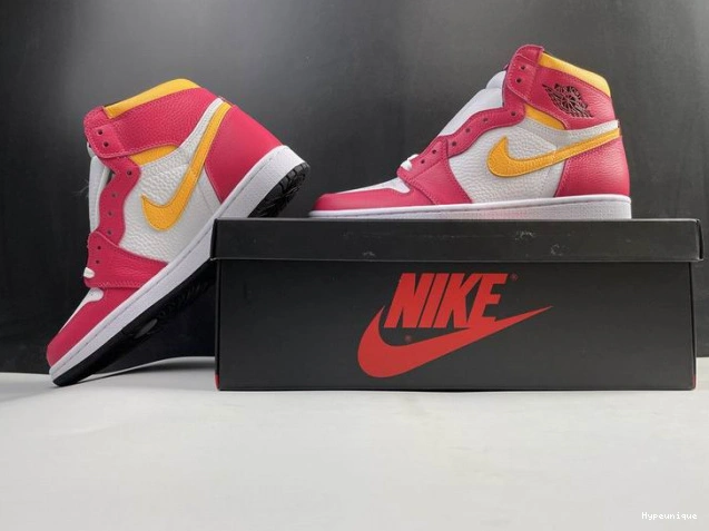 Affordable hype Jordan 555088-603 High Fusion Air Red 1 OGLight 0227