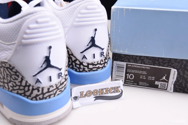 Buy now hype CT8532-104 Jordan 3 Air UNC 0222