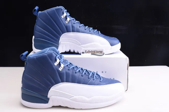 Buy now hype Jordan 130690-404 12 Blue Air Stone Retro 0207