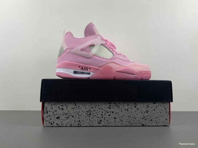 Affordable hype 4 OFF-WHITE PINK JORDAN X 0214