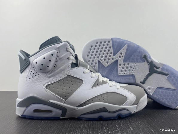 Hot sale hype CT8529-100 Cool Air Grey Jordan 6 0210