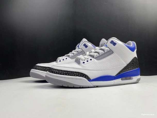 Buy now hype Air Jordan Blue 3 Racer CT8532-145 0221