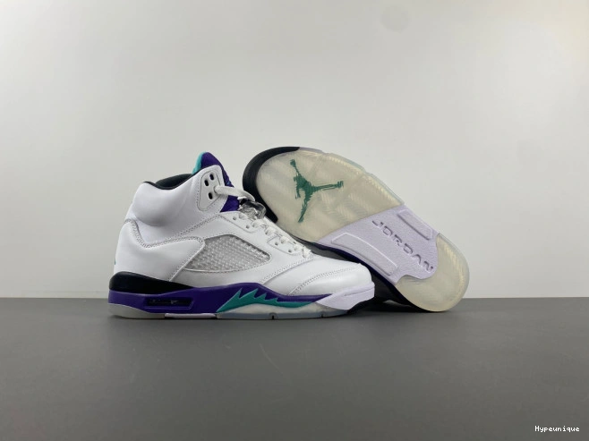 Buy now hype 136027-108 (2013) Retro Jordan Grape Air 5 0207