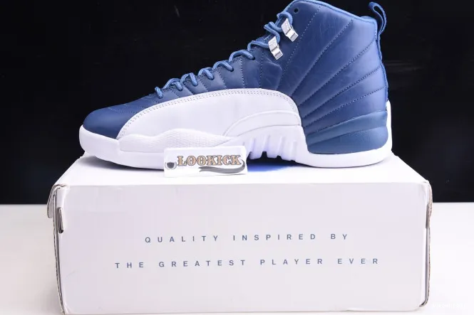 Buy now hype Jordan 130690-404 12 Blue Air Stone Retro 0207