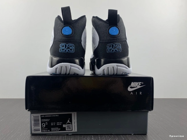 Affordable hype Jordan Blue Retro Air 9 University CT8019-140 0216