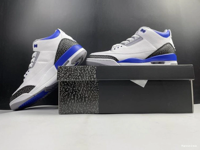 Buy now hype Air Jordan Blue 3 Racer CT8532-145 0221