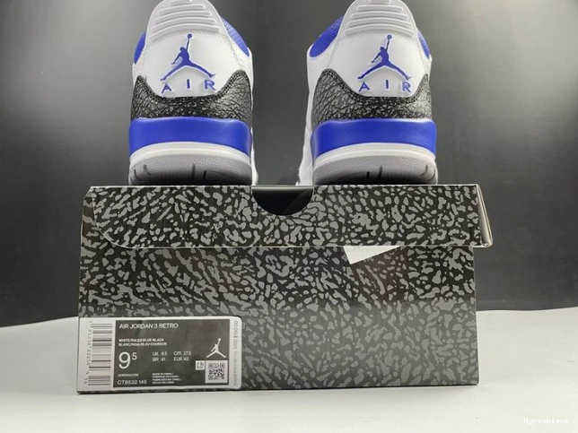 Hot sale hype 3 Racer CT8532-145 Blue Jordan Air 0223