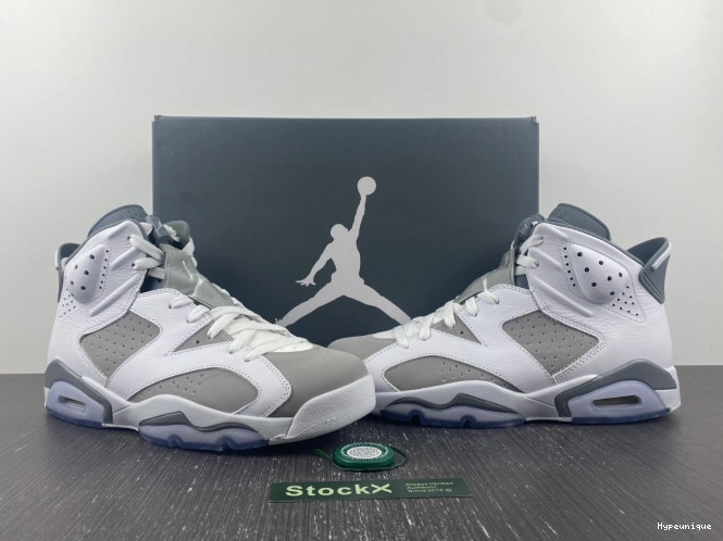 Hot sale hype CT8529-100 Cool Air Grey Jordan 6 0210