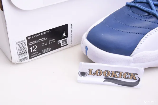 Buy now hype Jordan 130690-404 12 Blue Air Stone Retro 0207