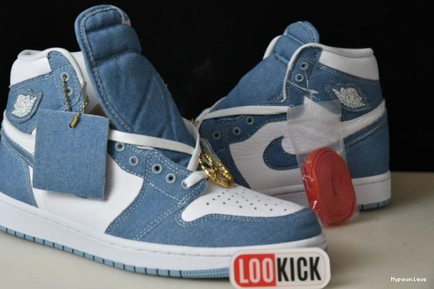 Hot sale hype Denim Air High WMNS 1 OG Jordan DM9036-104 0207